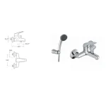 Grifo Baño Cromo BASIC - Imagen 2