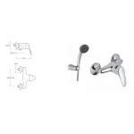 Grifo Ducha Cromo BASIC - Imagen 2