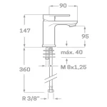 Grifo Lavabo LEGEND - Imagen 2